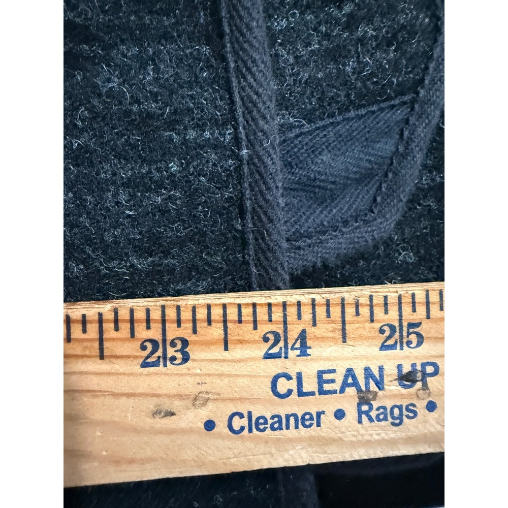 Woolrich Mens Wool Blend Pinstripe Snap‎ Front Cinch Back Vest Grey L 18409 - Picture 9 of 10